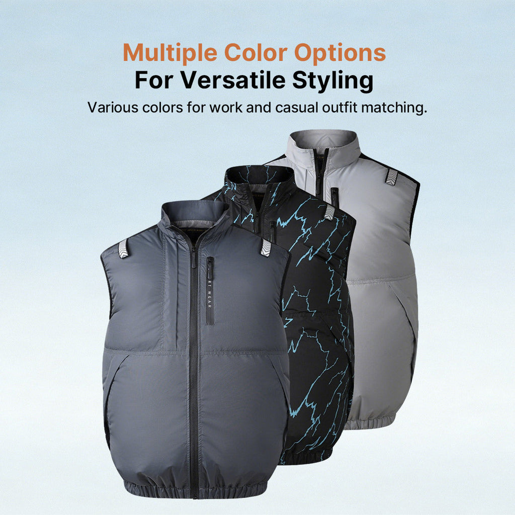 Cooling Vest Jacket for Men Women – Dual Fan UV Water Resistant Work Vest | Traverseon