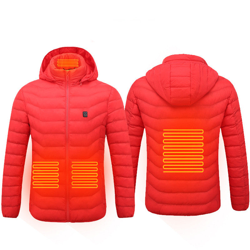 USB Heated Jacket for Men - Electric Thermal Coat