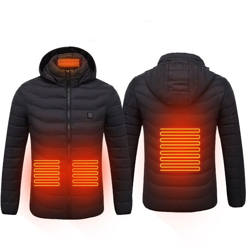 USB Heated Jacket for Men - Electric Thermal Coat