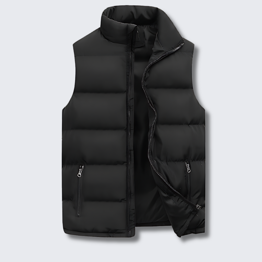 Men's Quilted Gilet Vest Sleeveless Layering Jacket Bodywarmer