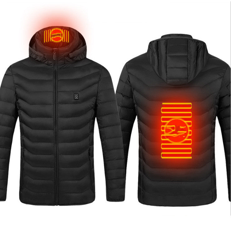 USB Heated Jacket for Men - Electric Thermal Coat