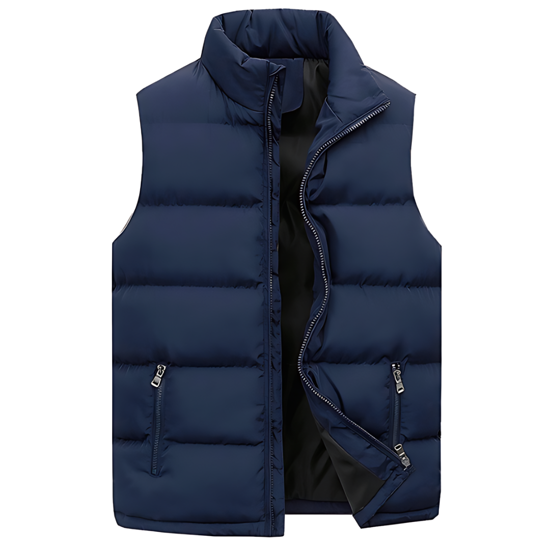 Men's Quilted Gilet Vest Sleeveless Layering Jacket Bodywarmer