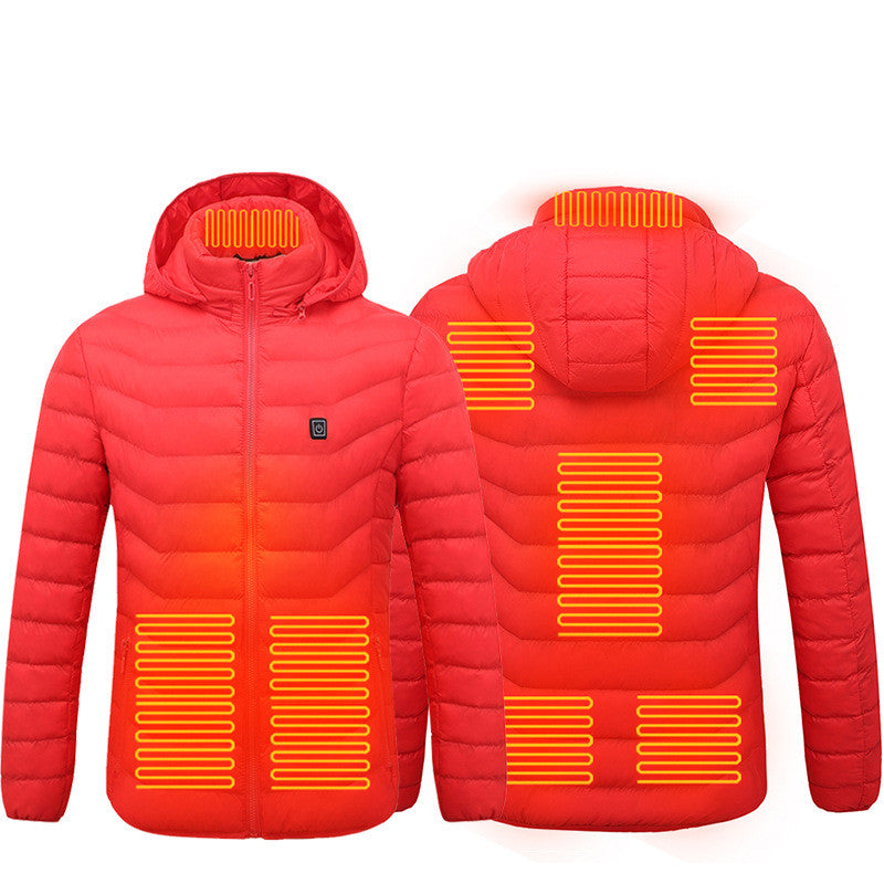 USB Heated Jacket for Men - Electric Thermal Coat