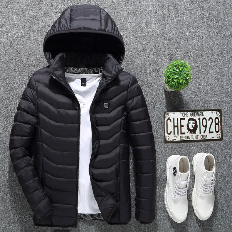 USB Heated Jacket for Men - Electric Thermal Coat