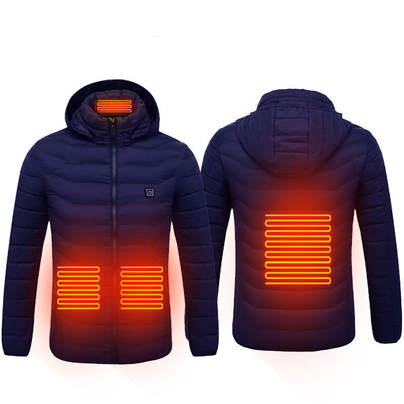 USB Heated Jacket for Men - Electric Thermal Coat