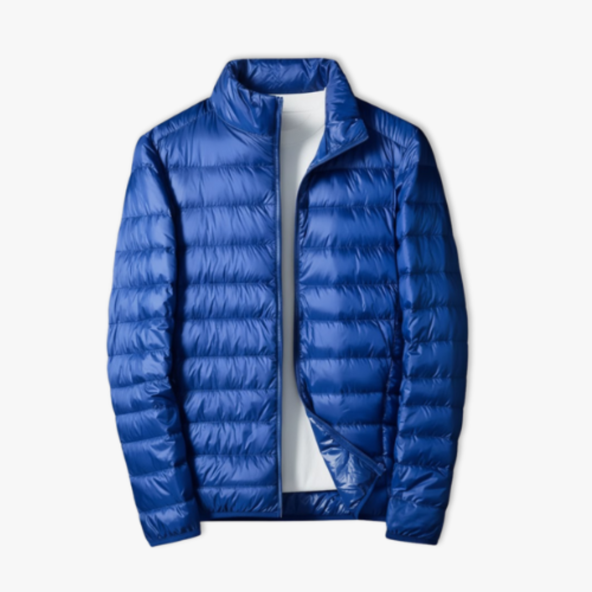 Men's Ultralight Packable Puffer Jacket with Duck Down Fill and Waterproof Shell