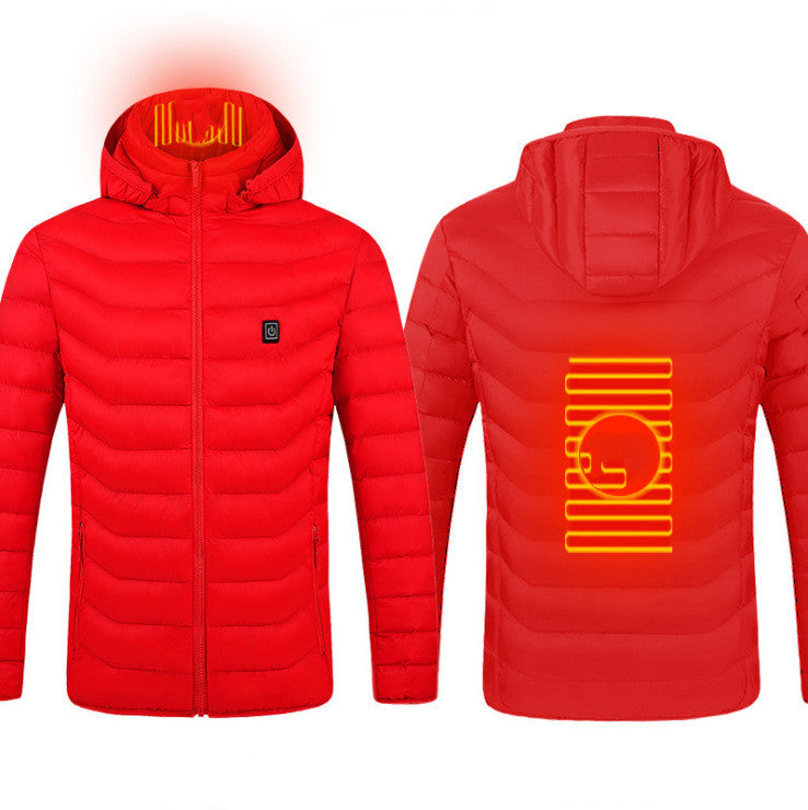 USB Heated Jacket for Men - Electric Thermal Coat