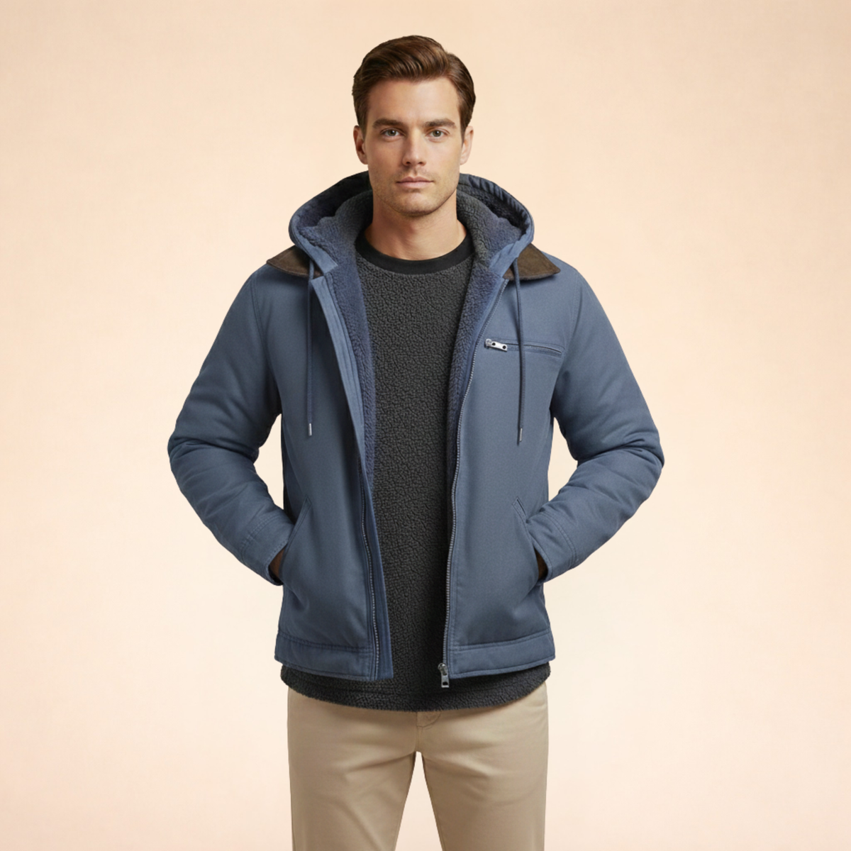 Men's Waterproof Modern Jacket | Stylish Comfortable Outdoor Coat