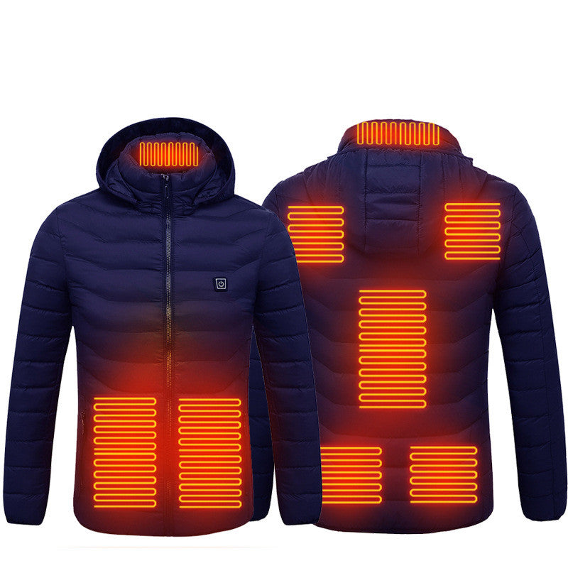 USB Heated Jacket for Men - Electric Thermal Coat