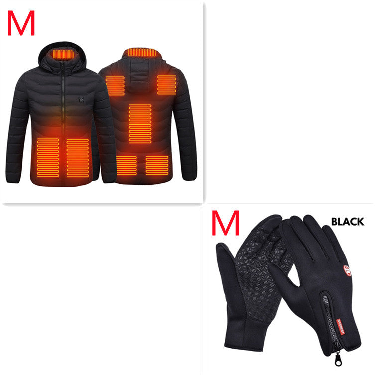 USB Heated Jacket for Men - Electric Thermal Coat
