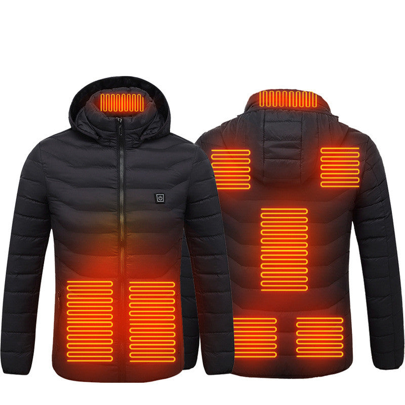 USB Heated Jacket for Men - Electric Thermal Coat
