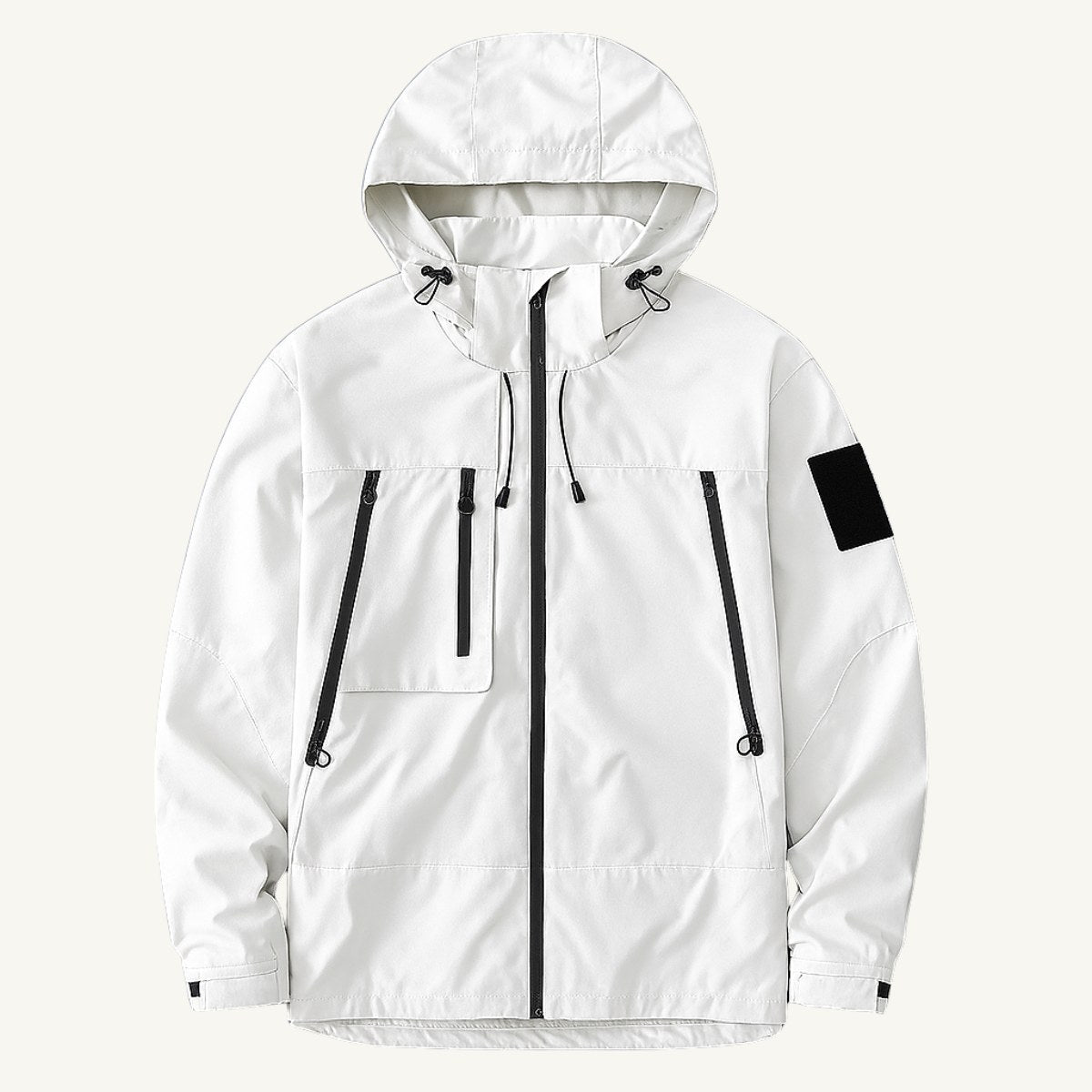 Men's Lightweight Waterproof Hooded Rain Jacket
