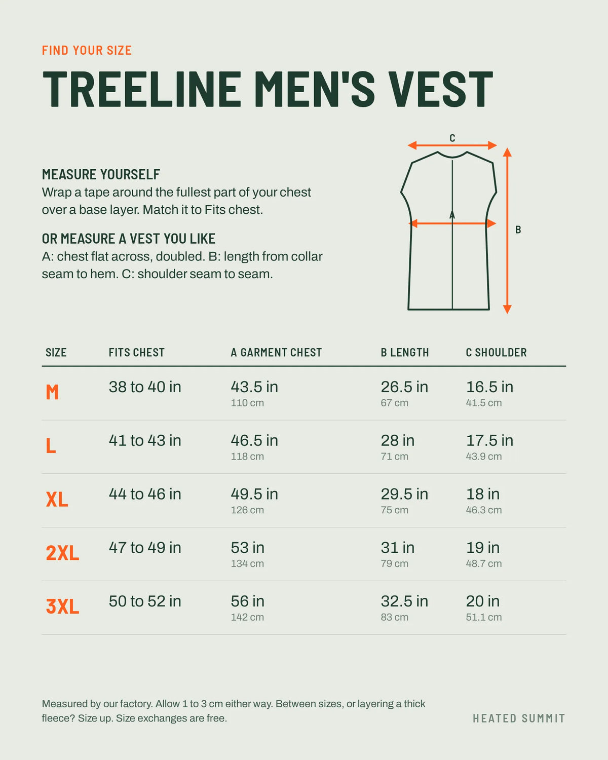 Treeline Men's Heated Vest