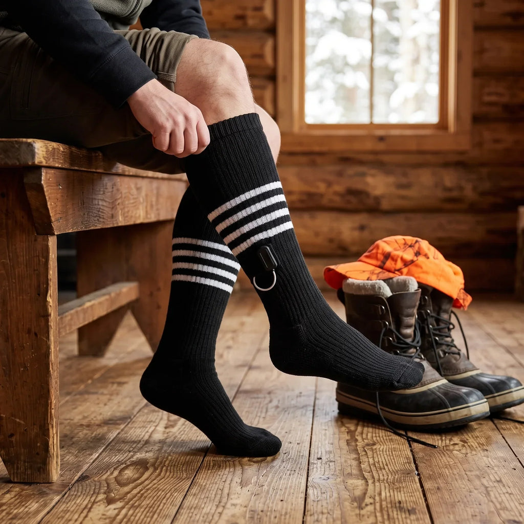 Switchback Heated Socks