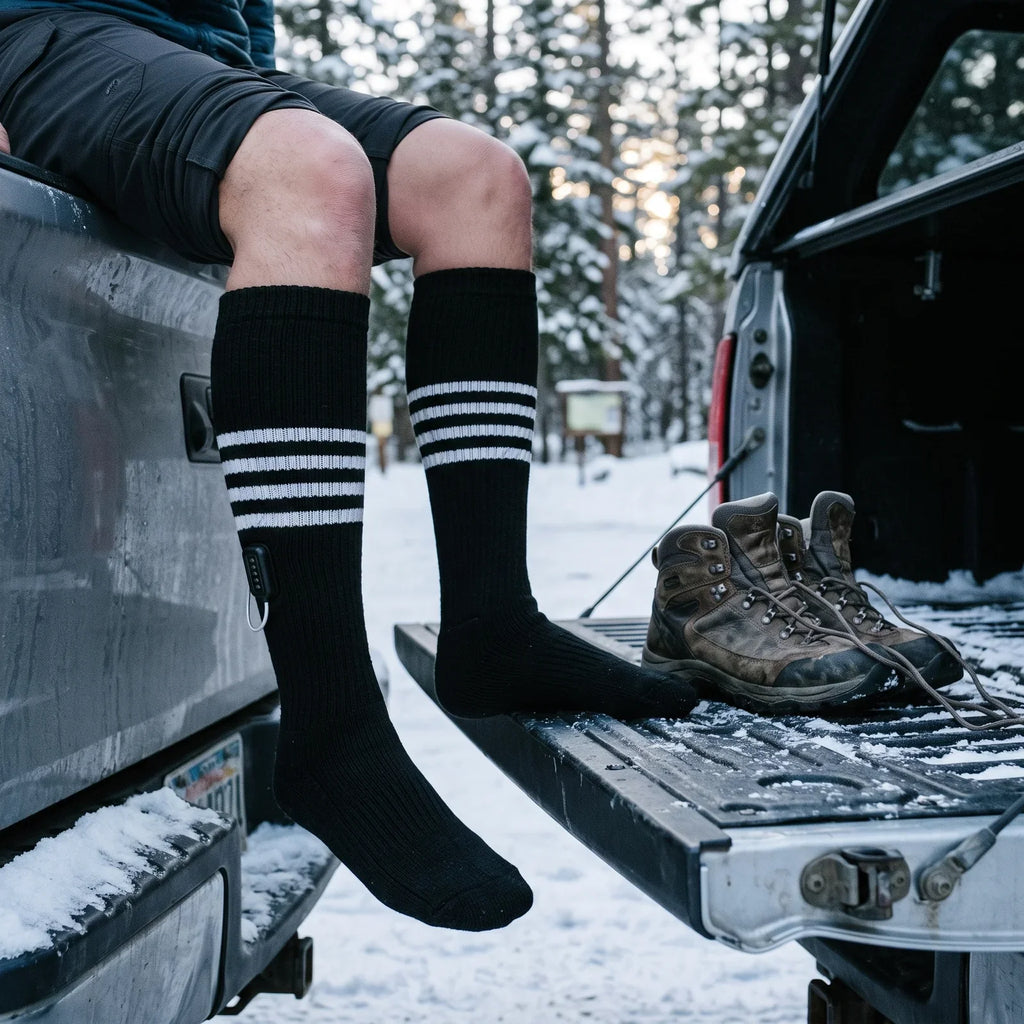 Switchback Heated Socks