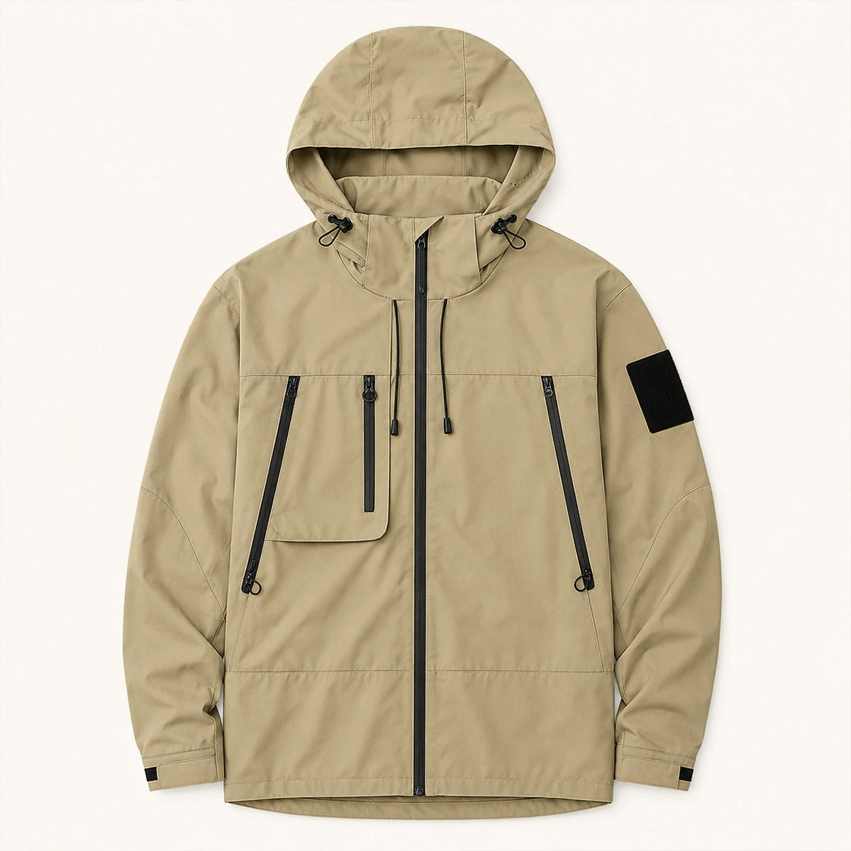 Men's Lightweight Waterproof Hooded Rain Jacket