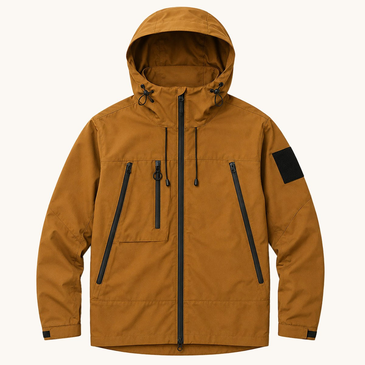 Men's Lightweight Waterproof Hooded Rain Jacket