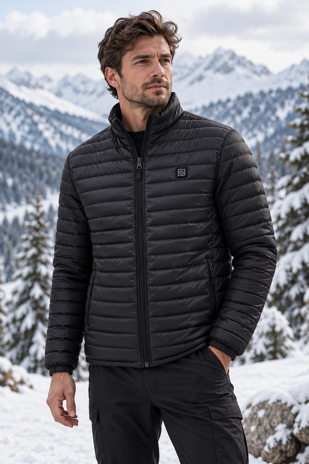 Men's Rechargeable Heated Jacket for Cold Weather