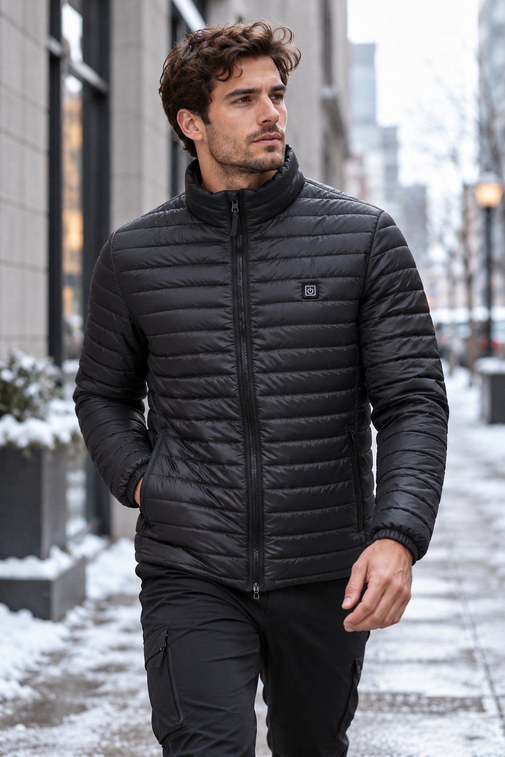 Men's Rechargeable Heated Jacket for Cold Weather
